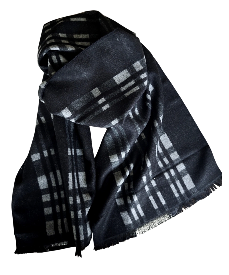 BUFANDA HOMBRE VISCOSA BLACKLINE, LUCIACORBATAS - 1