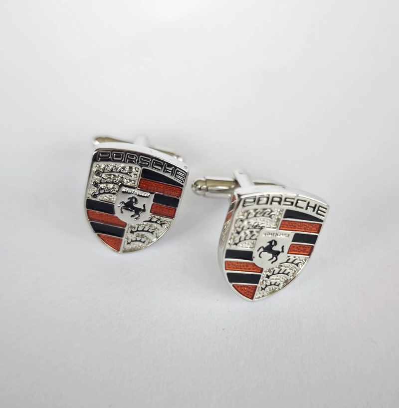 COLLERAS METALICAS ESCUDO PORSCHE - 2