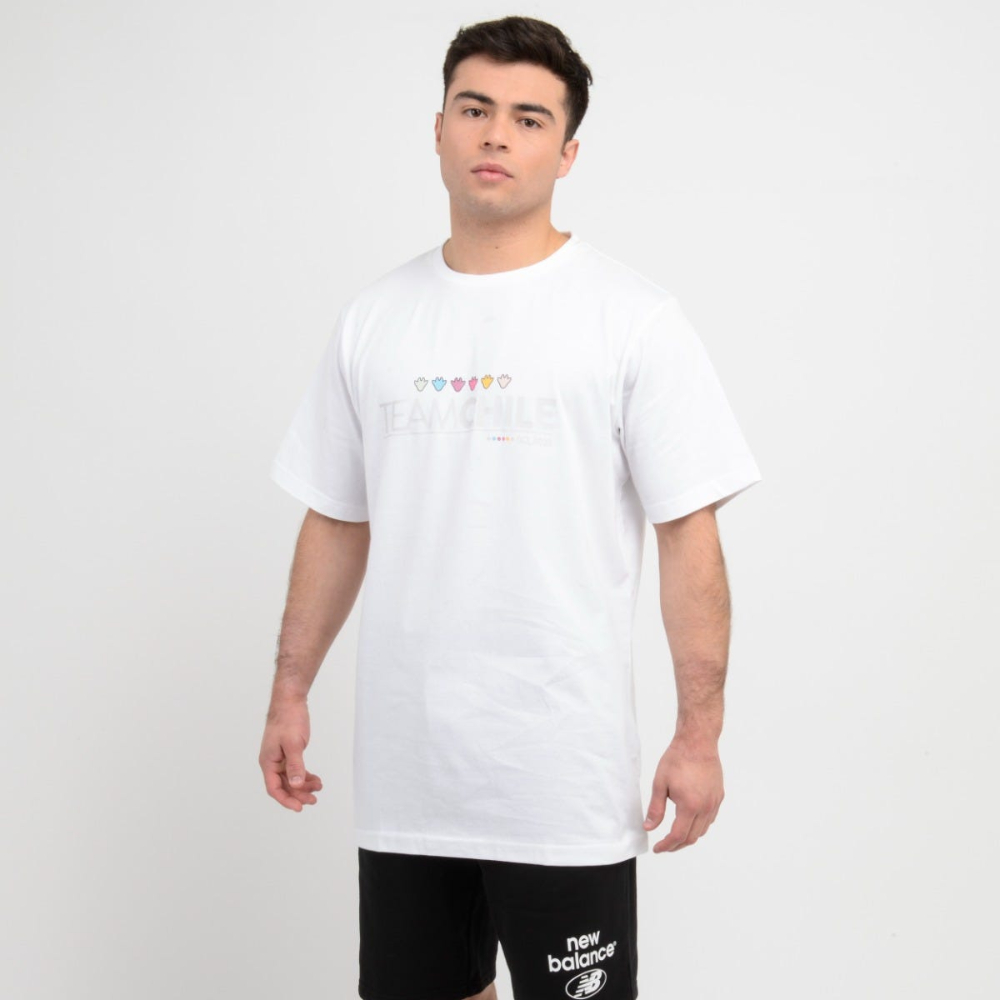 POLERA HOMBRE TEAM CHILE BLANCO - 2
