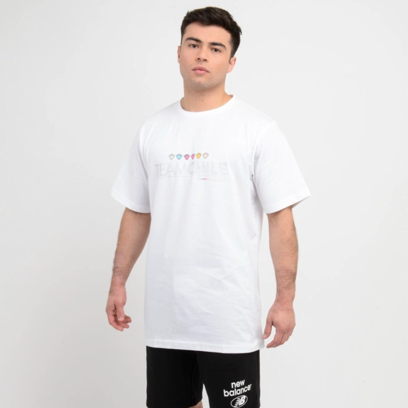 POLERA HOMBRE TEAM CHILE BLANCO - 2