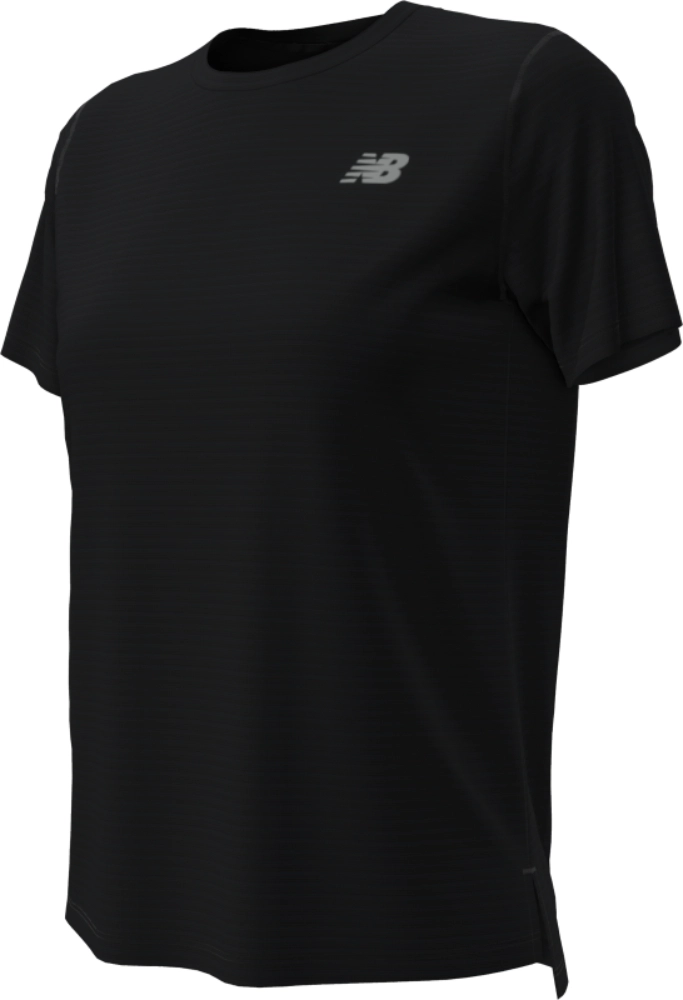 POLERA MUJER NEW BALANCE ALGODÓN RUNNING WT41222BK - 1