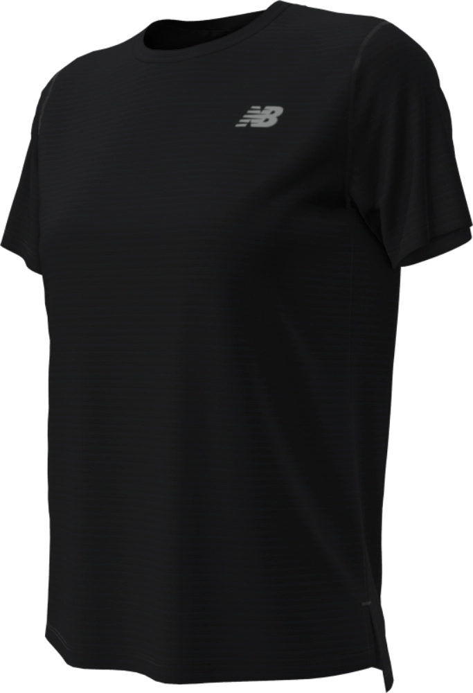 POLERA MUJER NEW BALANCE ALGODÓN RUNNING WT41222BK - 1