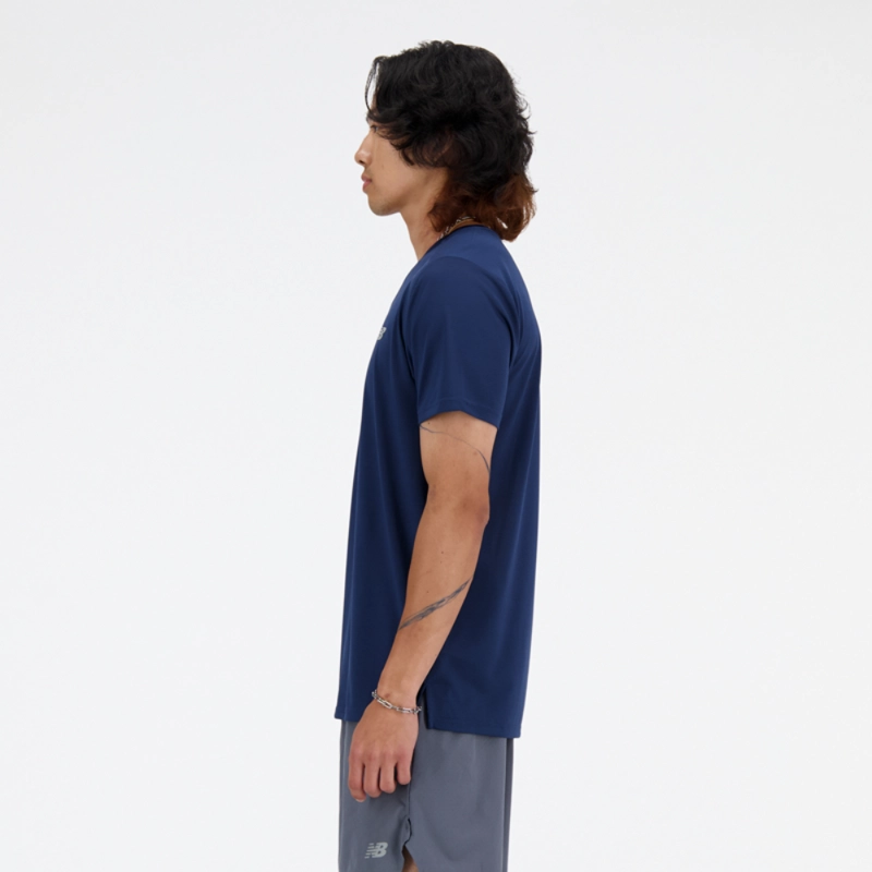 POLERA HOMBRE NEW BALANCE AZUL MARINO - 3