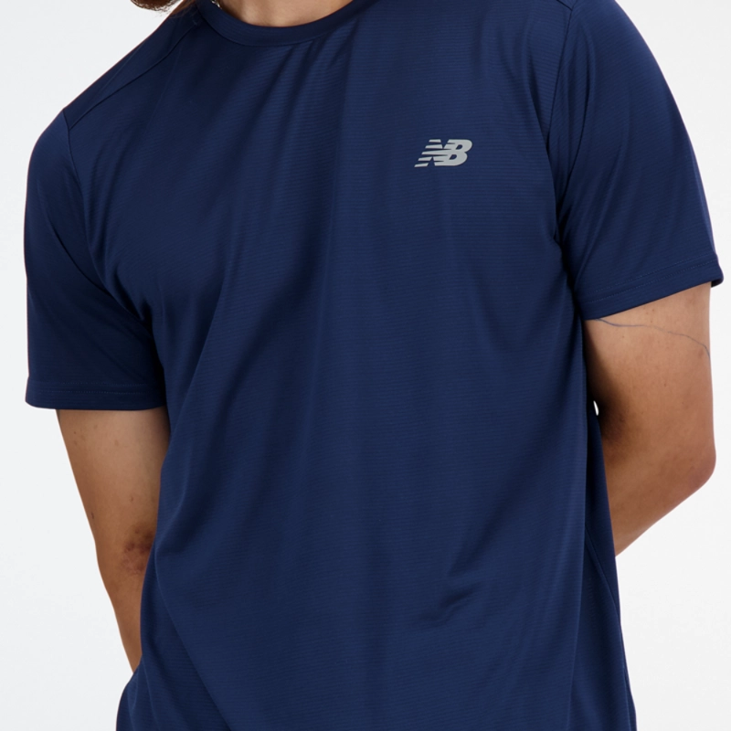 POLERA HOMBRE NEW BALANCE AZUL MARINO - 4