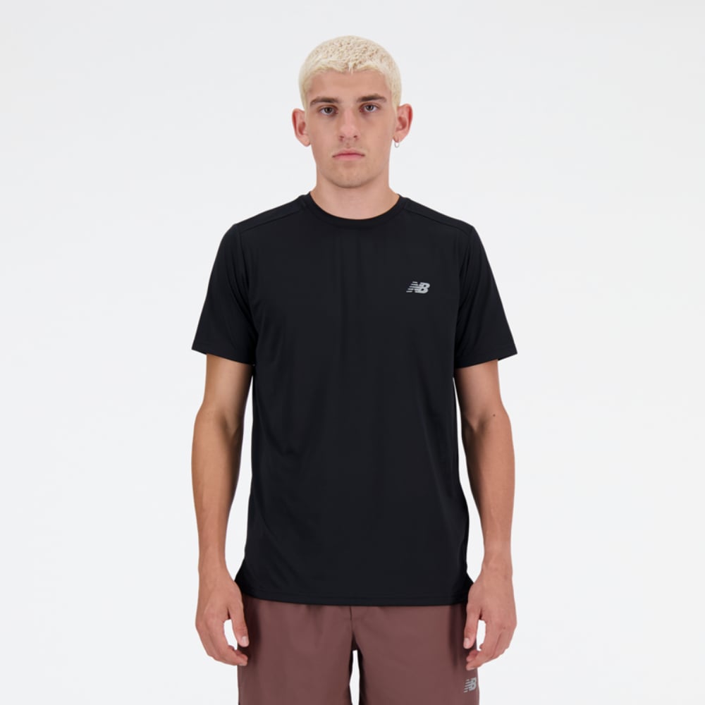POLERA HOMBRE NEW BALANCE NEGRO MT41222BK - 1