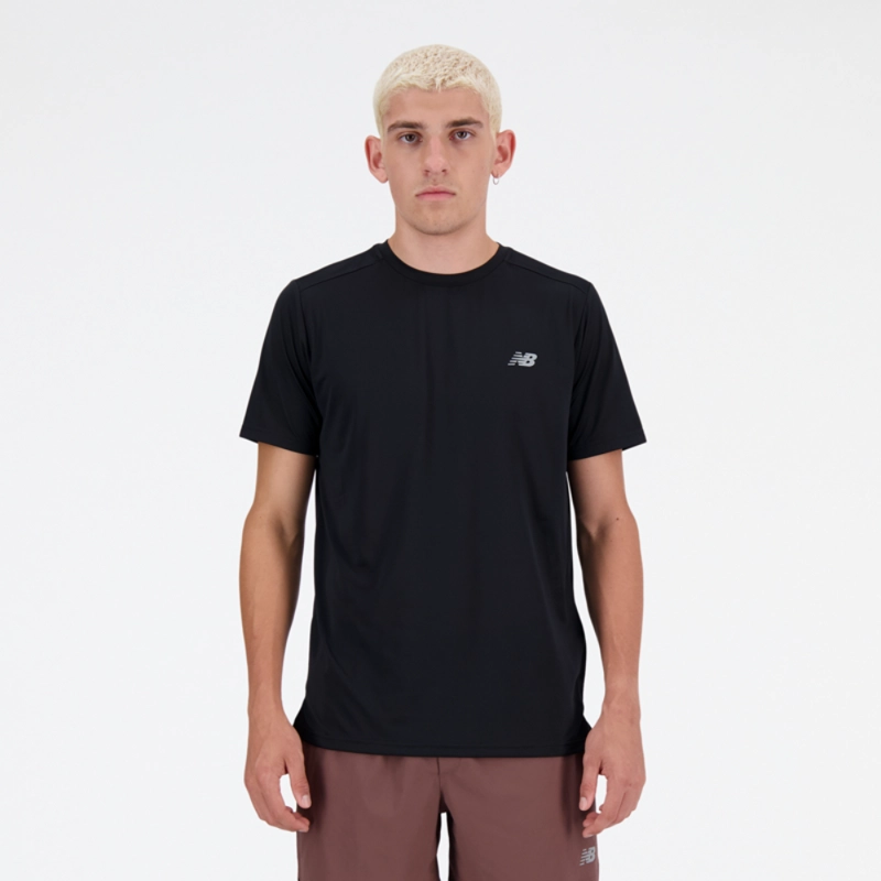 POLERA HOMBRE NEW BALANCE NEGRO MT41222BK - 1