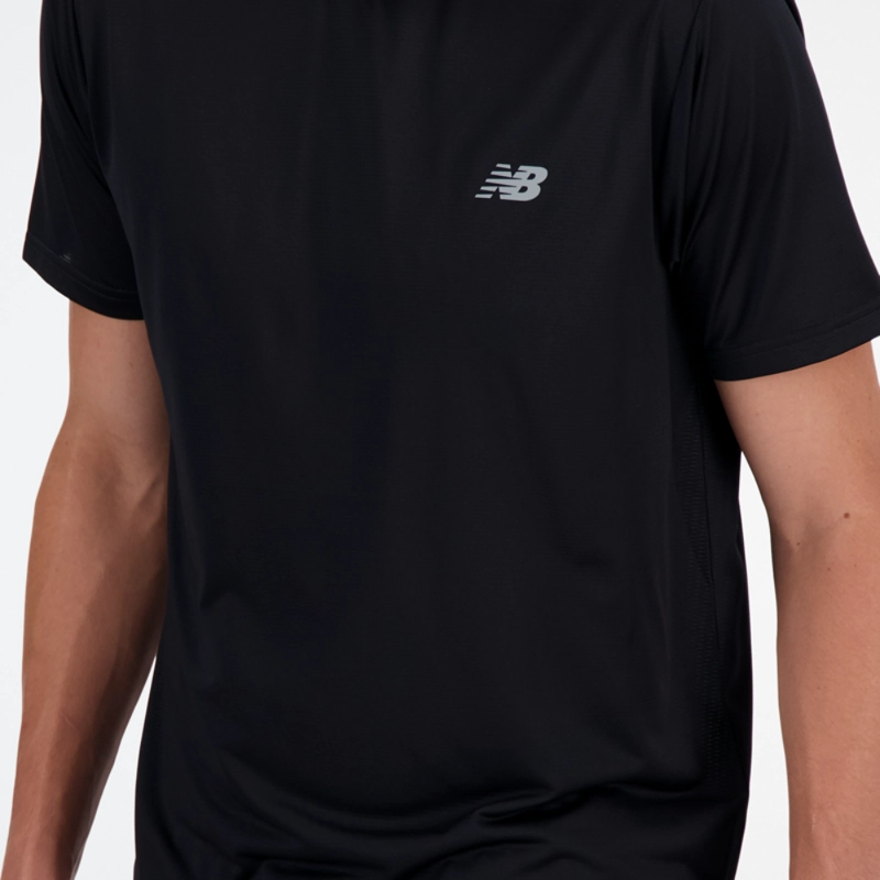POLERA HOMBRE NEW BALANCE NEGRO MT41222BK - 4