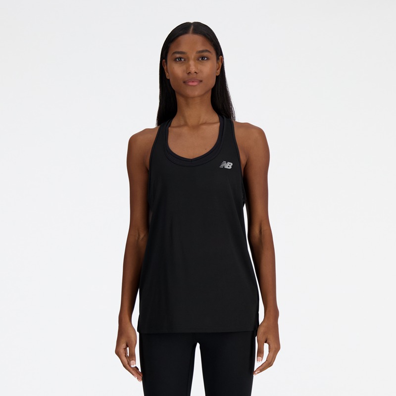 NEW BALANCE POLERA RUNNING MUJER NEW BALANCE SIN MANGAS WT41220BK