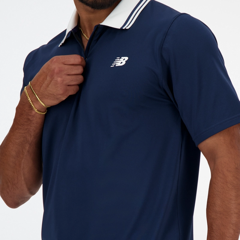 POLERA HOMBRE NEW BALANCE AZUL MARINO - 4