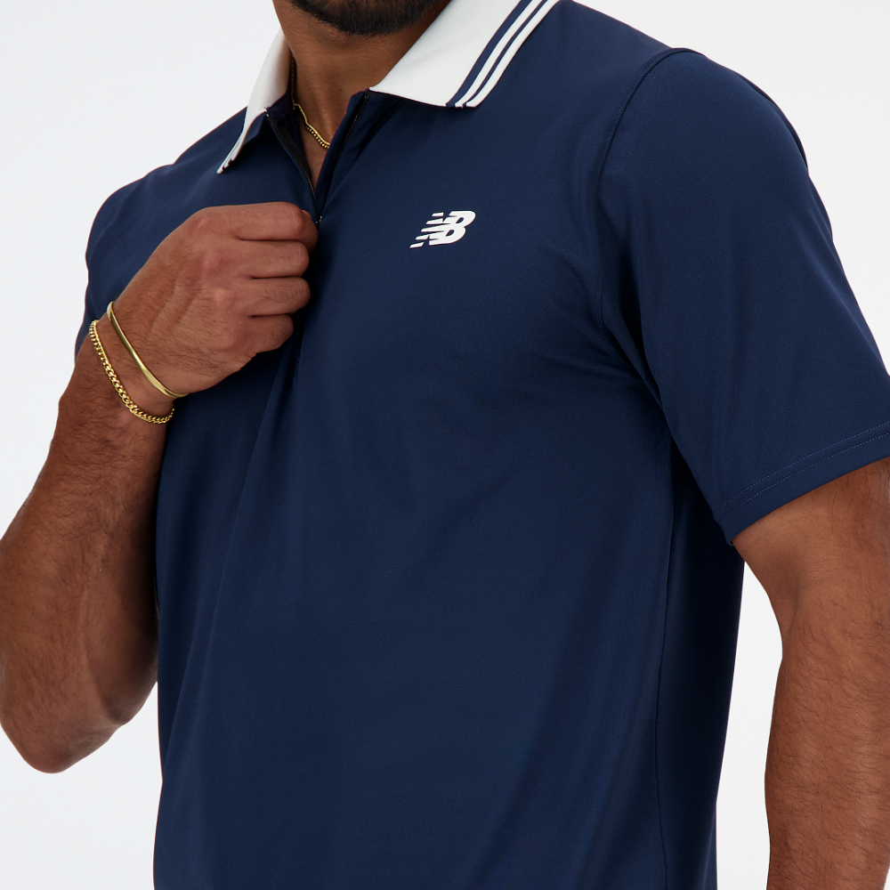 POLERA HOMBRE NEW BALANCE AZUL MARINO - 4