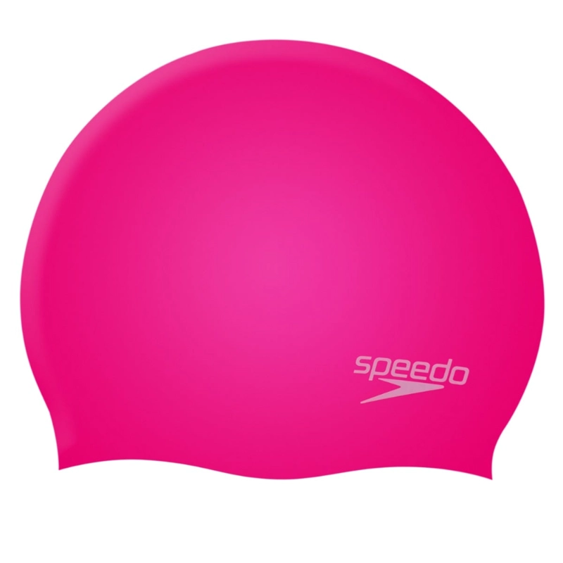 GORRO NATACION JUNIOR SPEEDO PLAIN MOULDED ROSADO - 2