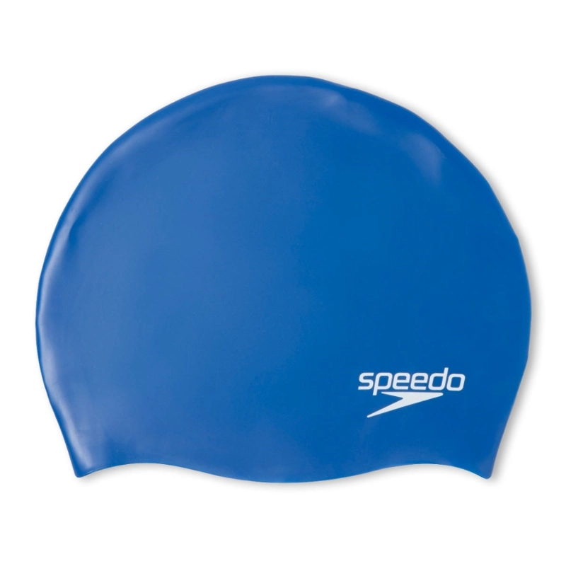 GORRO NATACIÓN SPEEDO NIÑO MOULDED SILICORE CAP AZUL - 1
