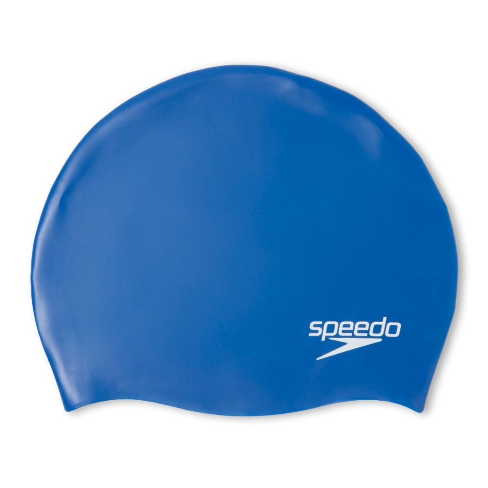 GORRO NATACIÓN SPEEDO NIÑO MOULDED SILICORE CAP AZUL - 1