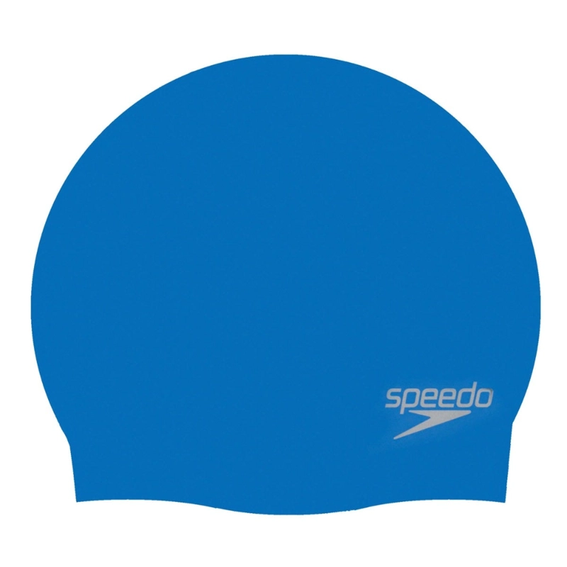 GORRO NATACIÓN SPEEDO PLAIN MOULDED SILICONE AZUL - 1