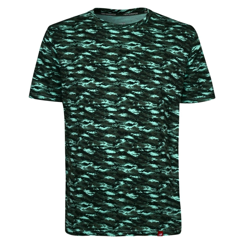 POLERA HOMBRE NEW BALANCE ALGODÓN MULTICOLOR LIFESTYLE MTL2213PIX2 - 1