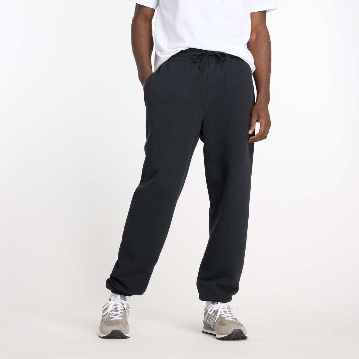 PANTALON JOGGER LIFESTYLE HOMBRE NEW BALANCE NEGRO - 1