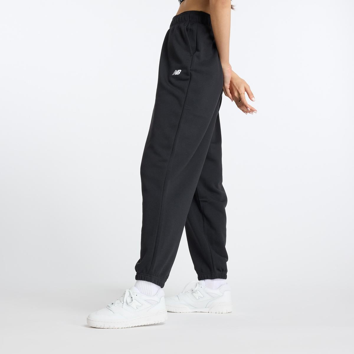 PANTALON JOGGER LIFESTYLE MUJER NEW BALANCE NEGRO - 3