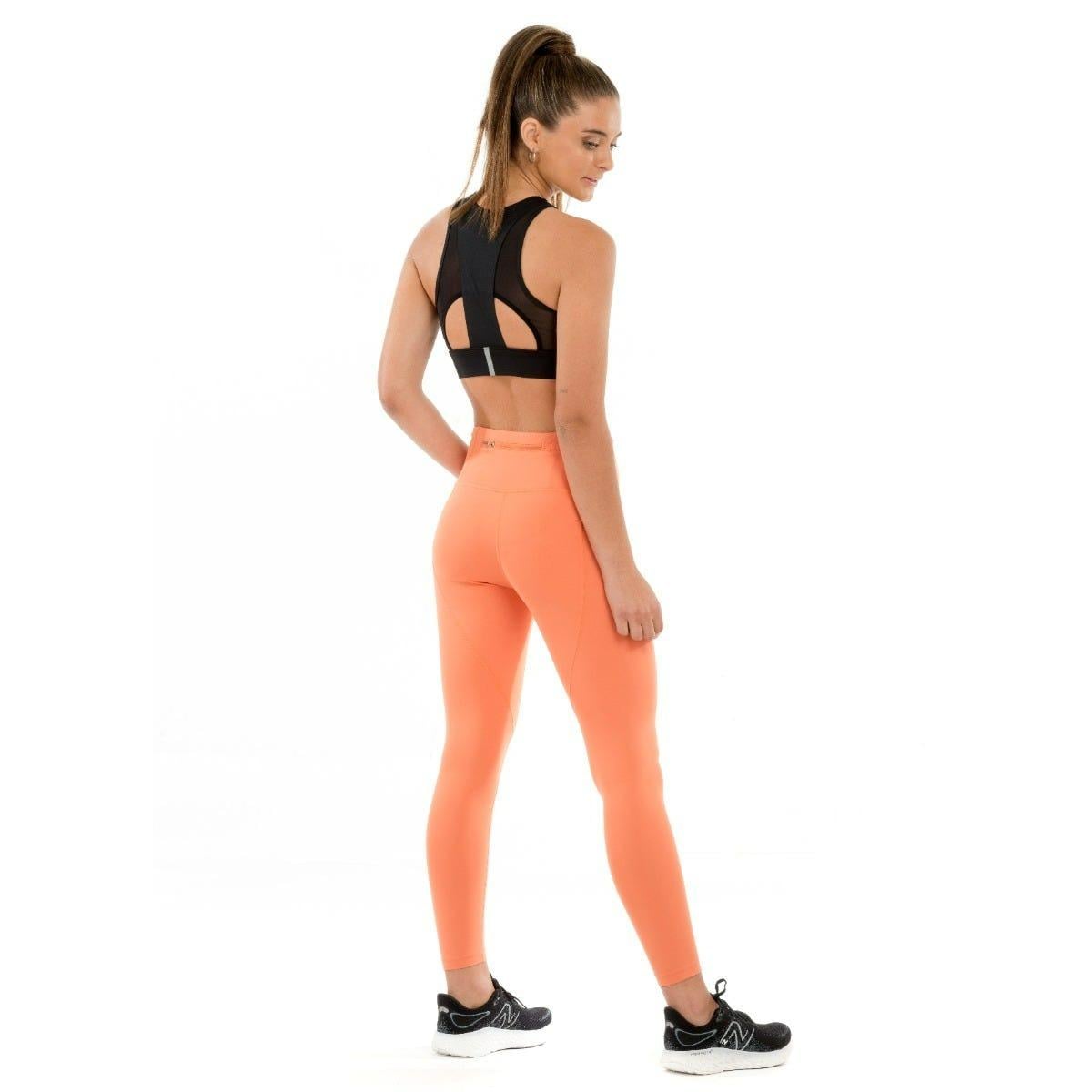 CALZA LARGA RUNNING MUJER NEW BALANCE NARANJA - 5