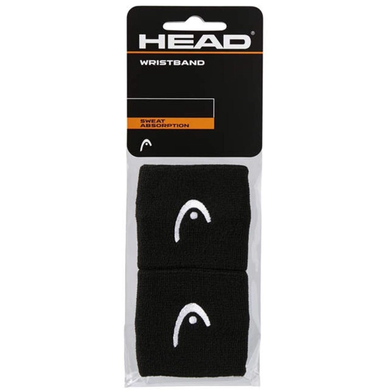 MUÑEQUERA TENIS UNISEX HEAD 2,5’’ NEGRO - 1