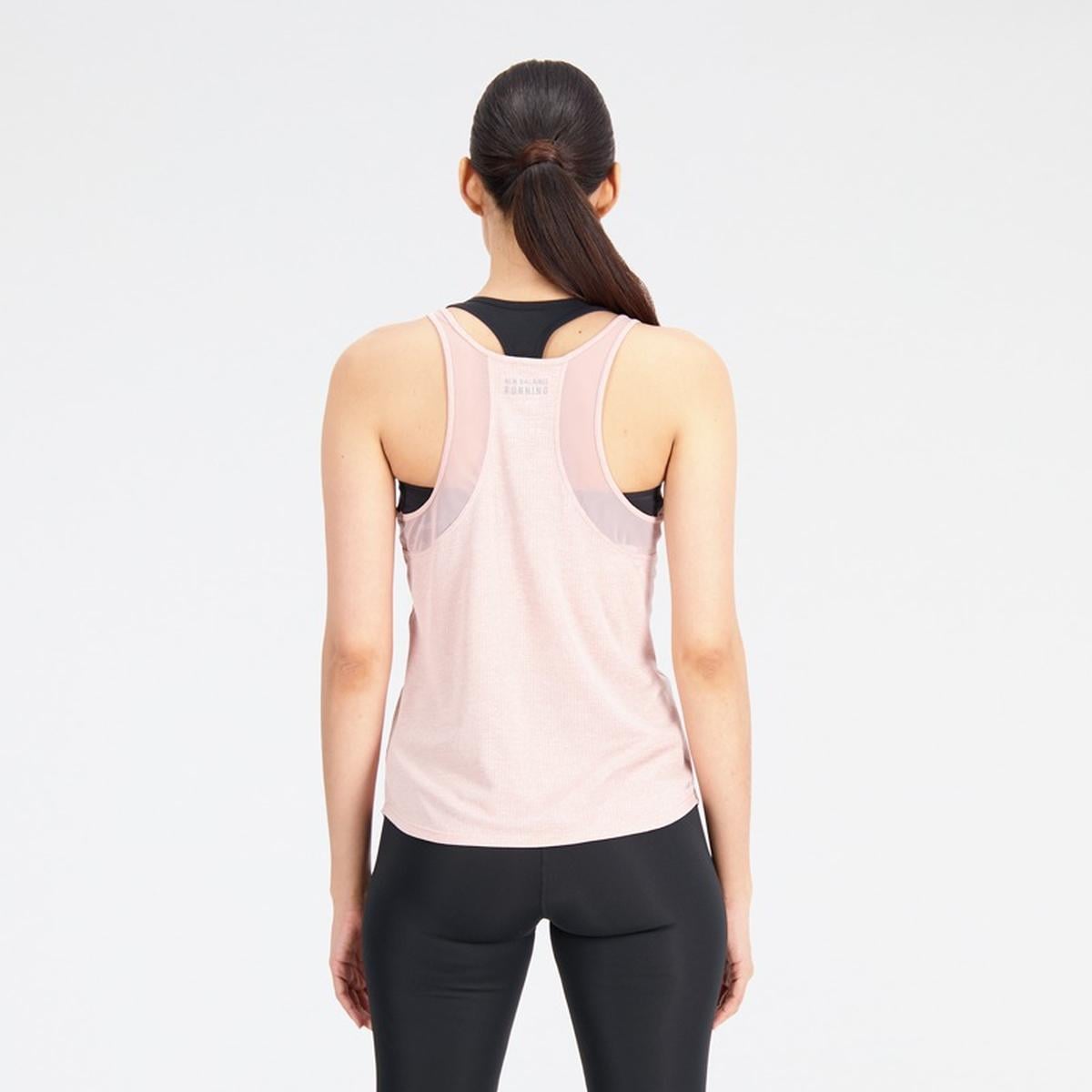 POLERA RUNNING MUJER NEW BALANCE IMPACT RUN ROSADA - 3