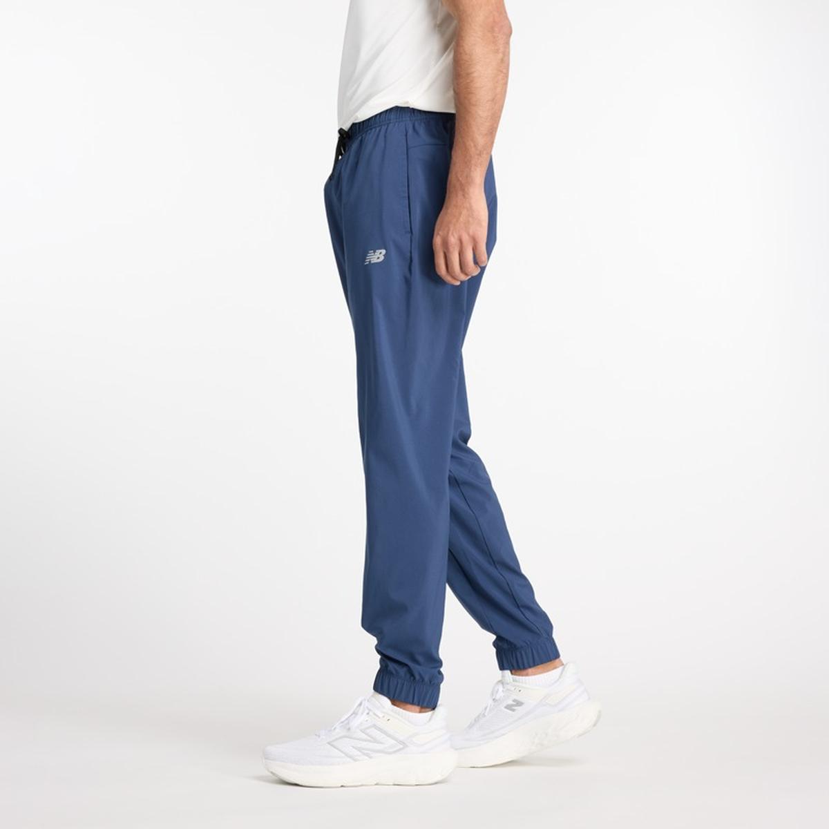 PANTALON JOGGER RUNNING HOMBRE NEW BALANCE SPORT AZUL - 3