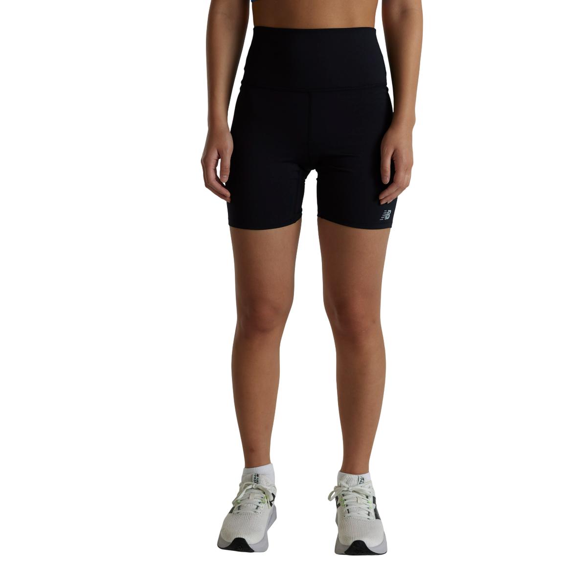 SHORTS RUNNING MUJER NEW BALANCE NEGRO - 1