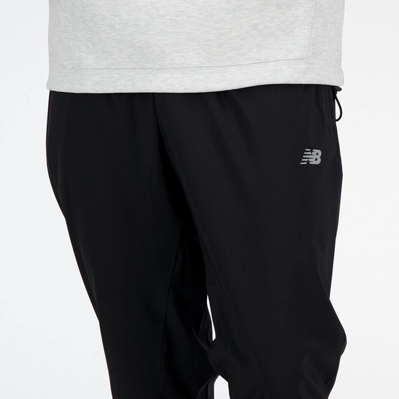 PANTALON RUNNING HOMBRE NEW BALANCE SPORT ESSENTIALS NEGRO - 4