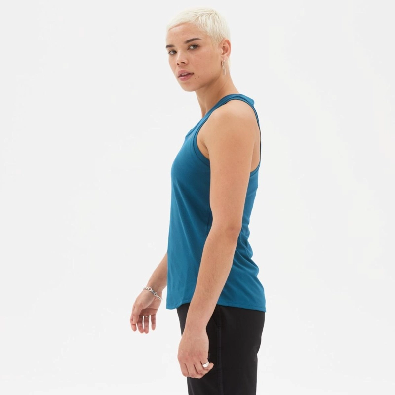 POLERA RUNNING MUJER NEW BALANCE SPEED JACQUARD AZUL - 2