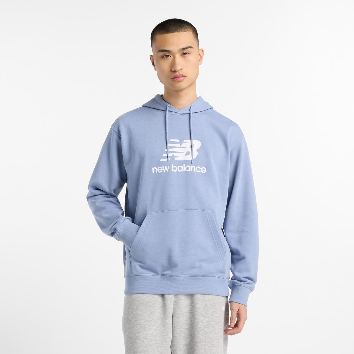 POLERON HOMBRE NEW BALANCE ESSENTIALS FRENCH CELESTE - 1