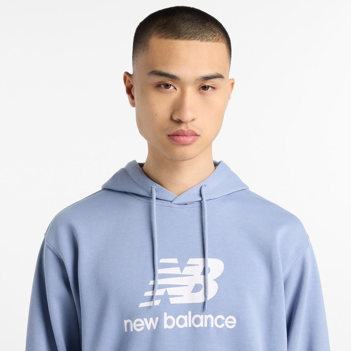 POLERON HOMBRE NEW BALANCE ESSENTIALS FRENCH CELESTE - 4