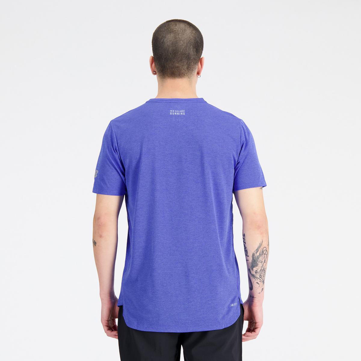 POLERA RUNNING HOMBRE NEW BALANCE IMPACT RUN AZUL - 2