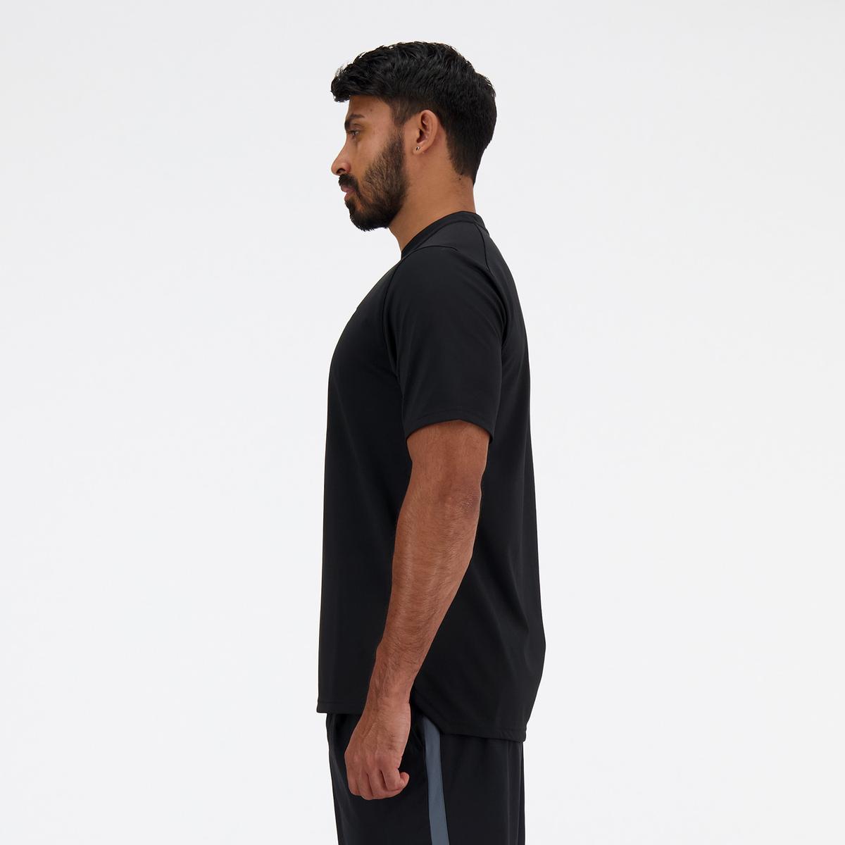 POLERA TENIS HOMBE NEW BALANCE TOURNAMENT NEGRO - 3