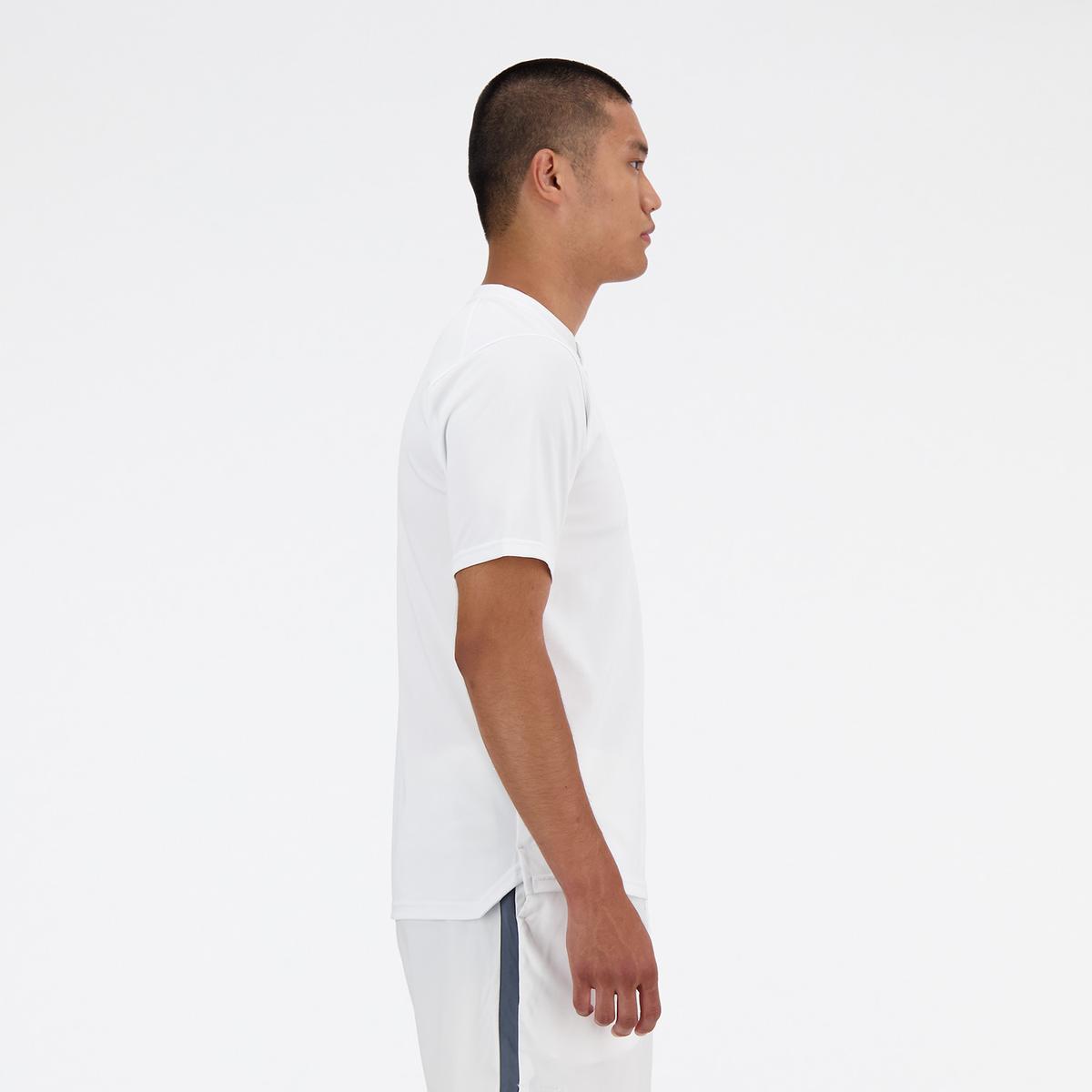 POLERA TENIS HOMBRE NEW BALANCE TOURNAMENT BLANCO - 3