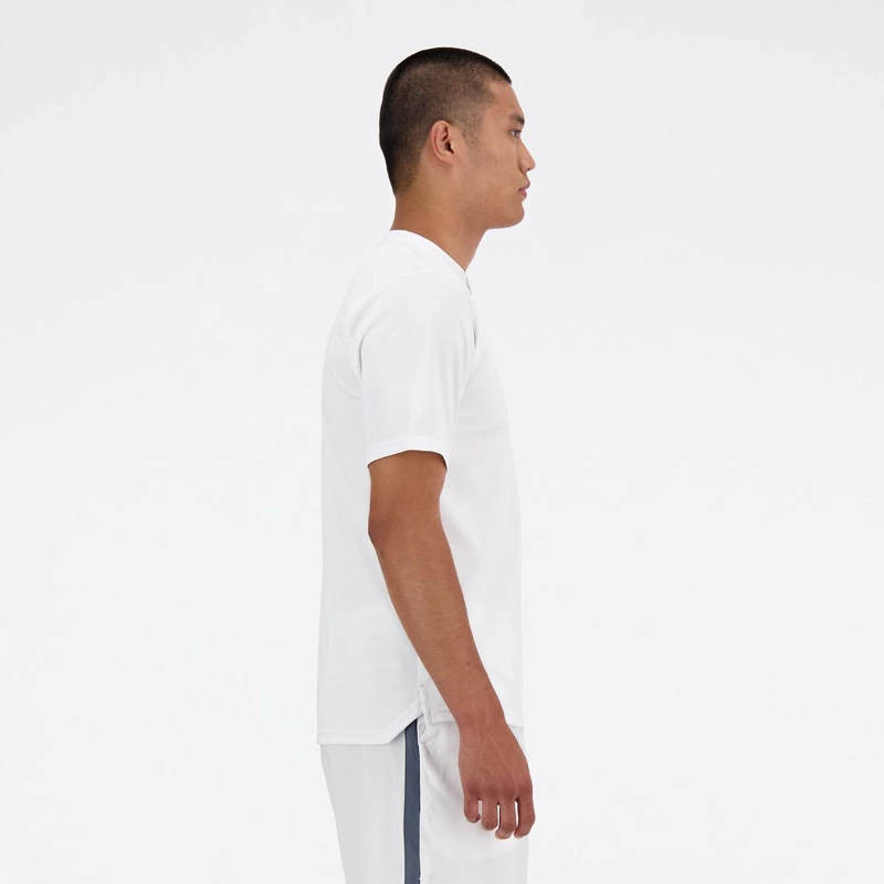 POLERA TENIS HOMBRE NEW BALANCE TOURNAMENT BLANCO - 3