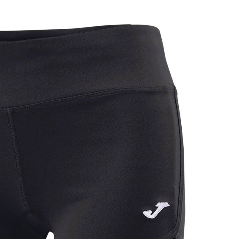 CALZA CORTA ENTRENAMIENTO MUJER JOMA STELLA II NEGRO - 2