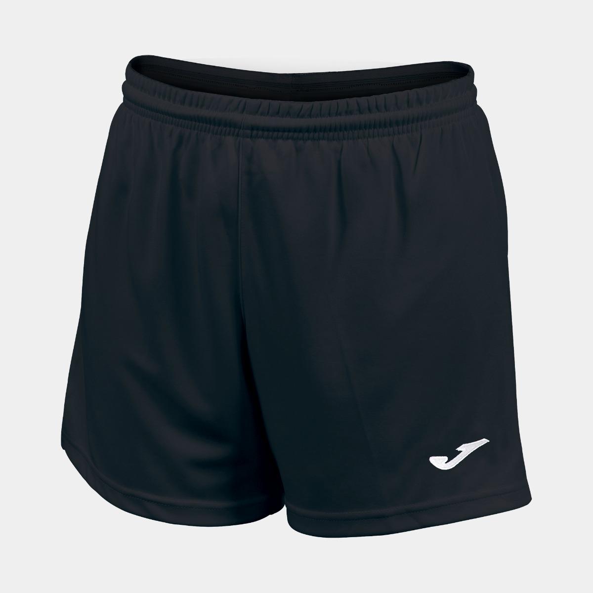 SHORT ENTRENAMIENTO MUJER JOMA PARIS II NEGRO - 2