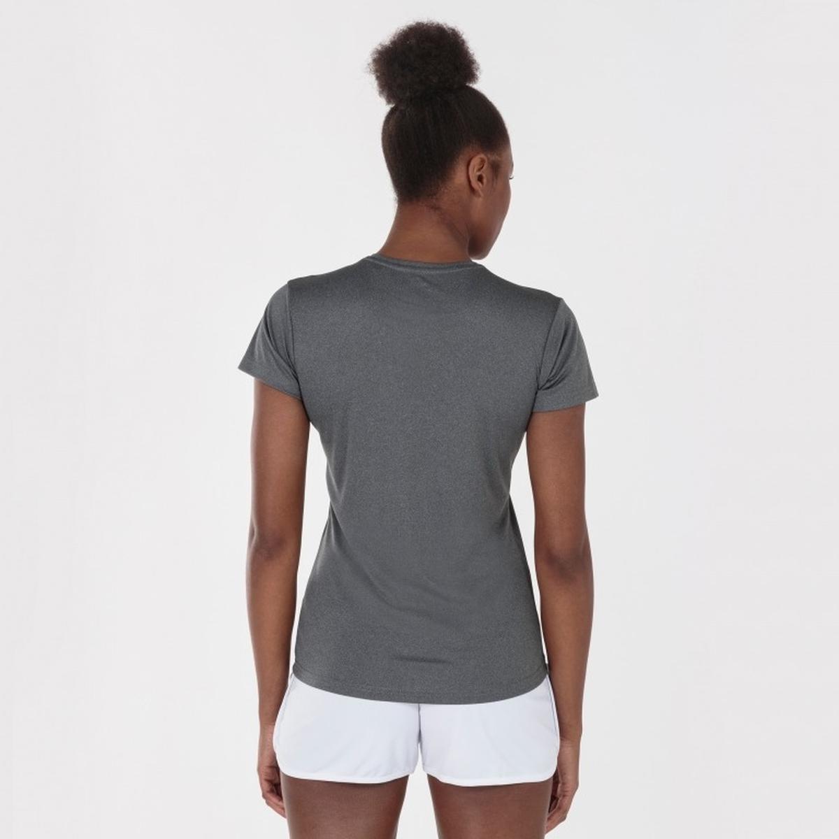 POLERA ENTRENAMIENTO MUJER JOMA COMBI ANTRACITA GRIS - 4