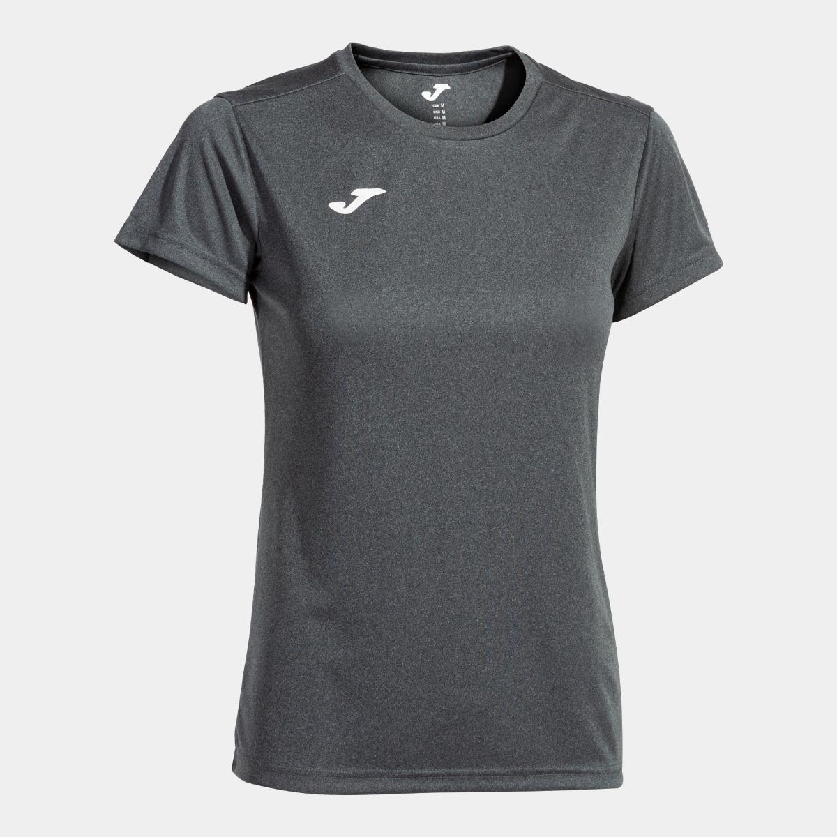 POLERA ENTRENAMIENTO MUJER JOMA COMBI ANTRACITA GRIS - 5