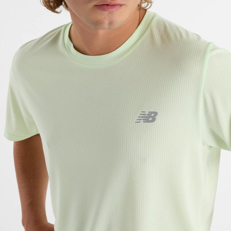 POLERA ENTRENAMIENTO HOMBRE NEW BALANCE VERDE - 4