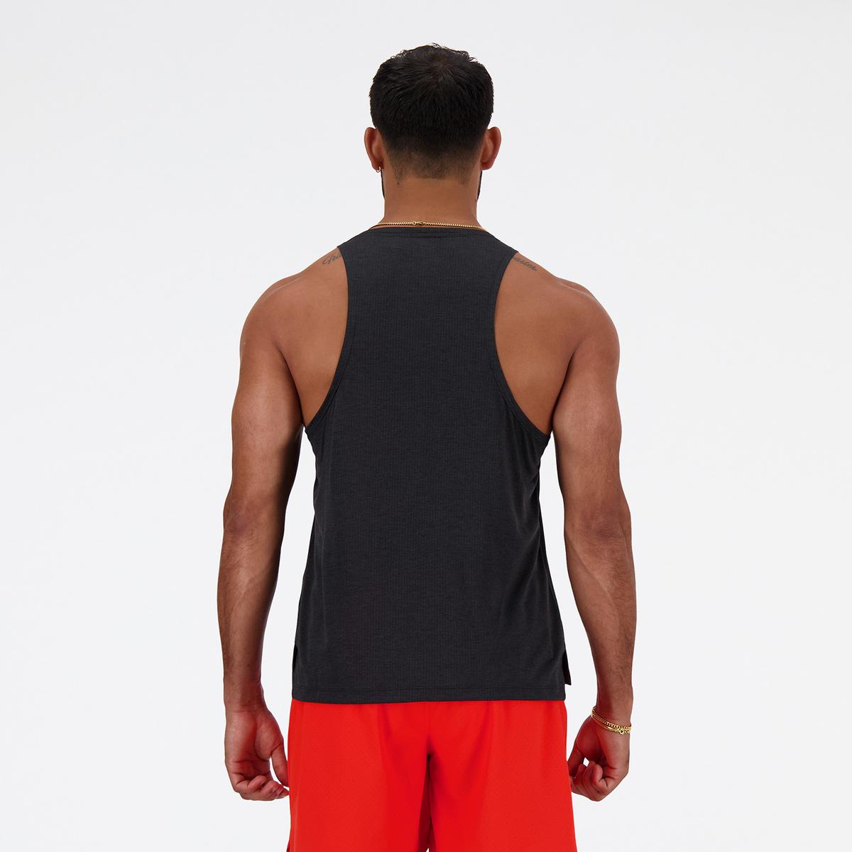 POLERA SIN MANGAS RUNNING HOMBRE NEW BALANCE ATHLETIC NEGRO - 3