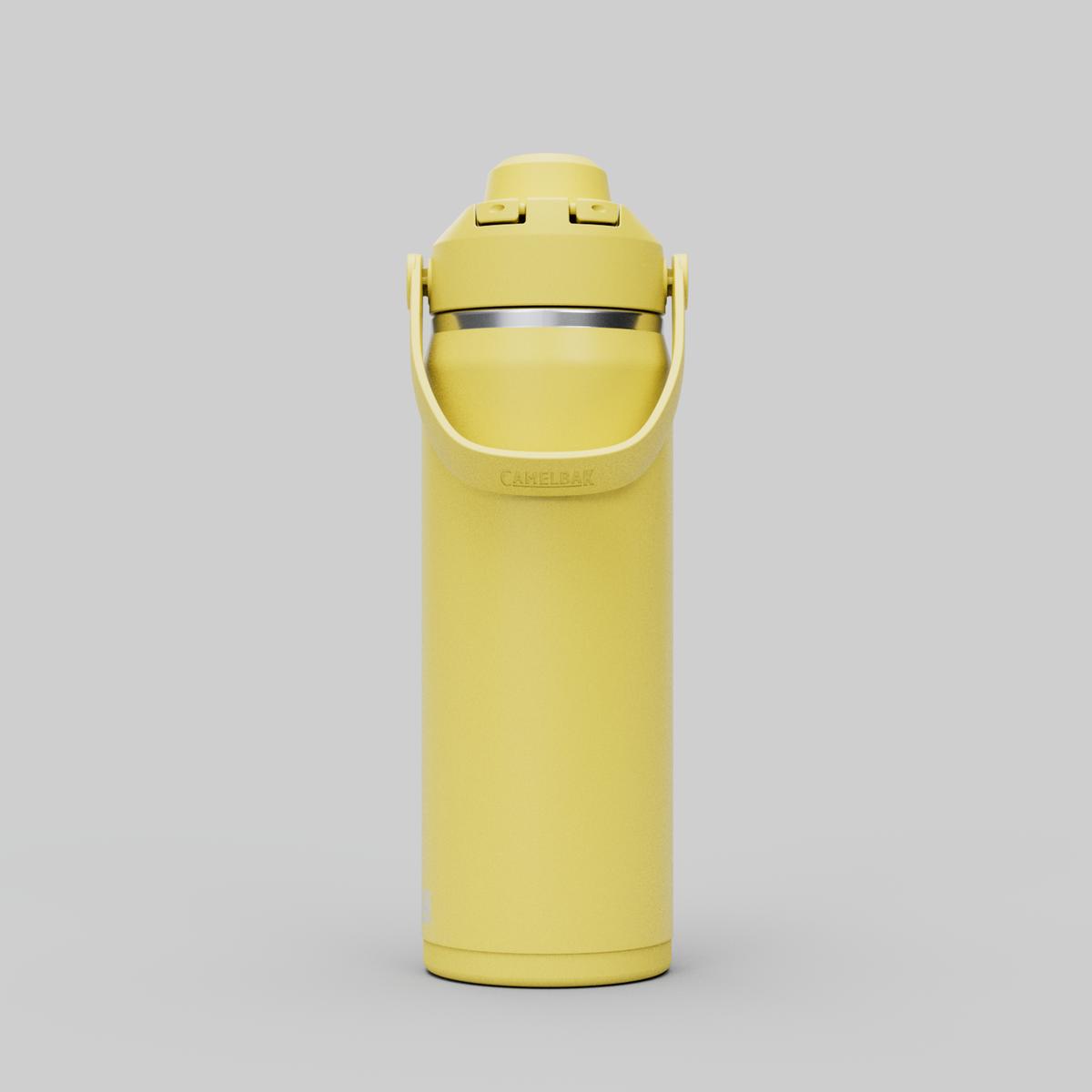 BOTELLA CAMELBAK 600 ML ACERO INOXIDABLE AISLADO AMARILLO - 3