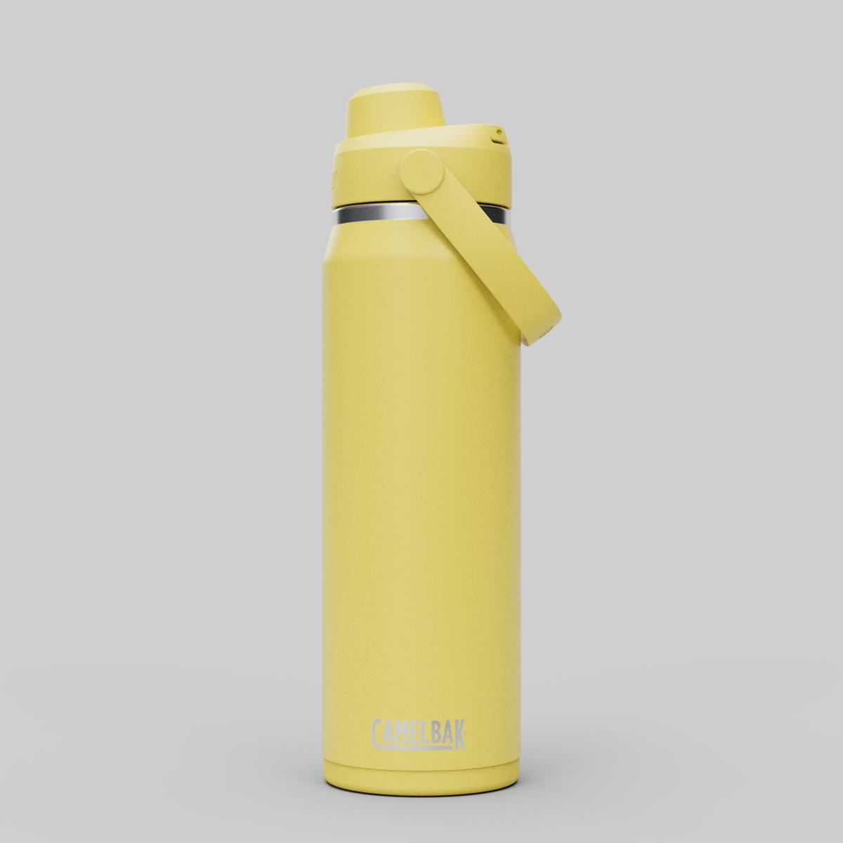 BOTELLA CAMELBAK 750 ML ACERO INOXIDABLE AISLADO AMARILLO - 2