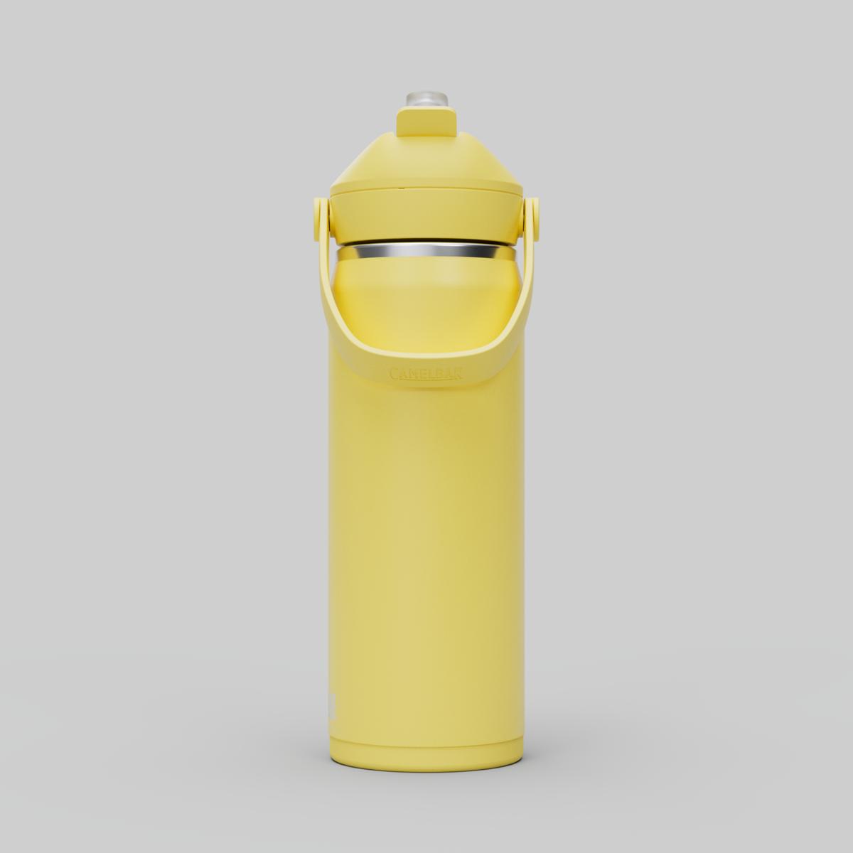 BOTELLA CAMELBAK STRAW 600 ML ACERO INOXIDABLE AMARILLO - 3