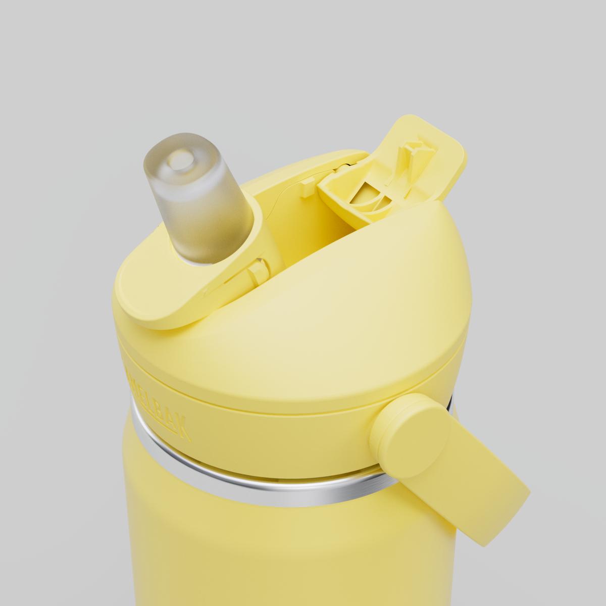 BOTELLA CAMELBAK STRAW 600 ML ACERO INOXIDABLE AMARILLO - 4