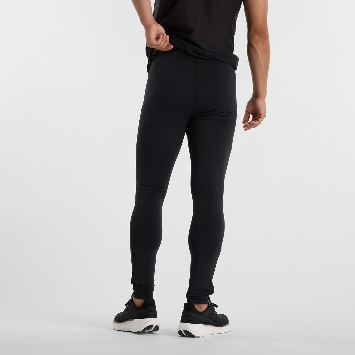 CALZAS LARGAS RUNNING HOMBRE NEW BALANCE SLEEK TIGHT NEGRO - 2