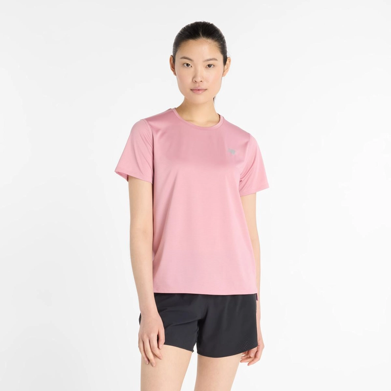 POLERA RUNNING MUJER NEW BALANCE SPORT ESSENTIALS MORADA - 1