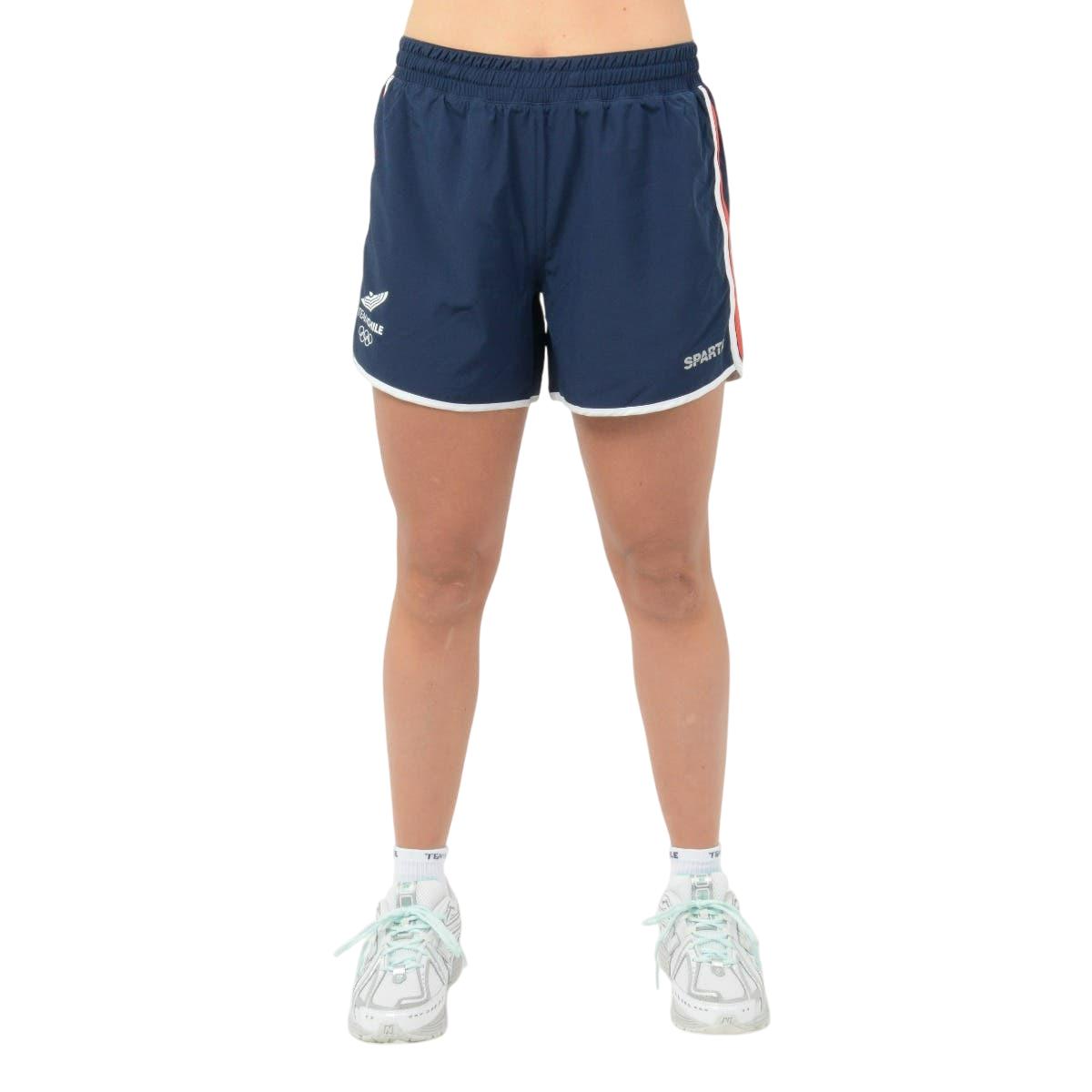 SHORT RUNNING MUJER SPARTA TEAM CHILE AZUL - 1