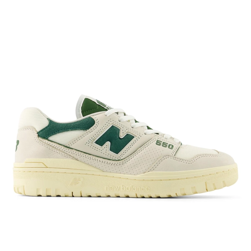 ZAPATILLAS URBANAS HOMBRE NEW BALANCE 550 BEIGE/VERDE - 1