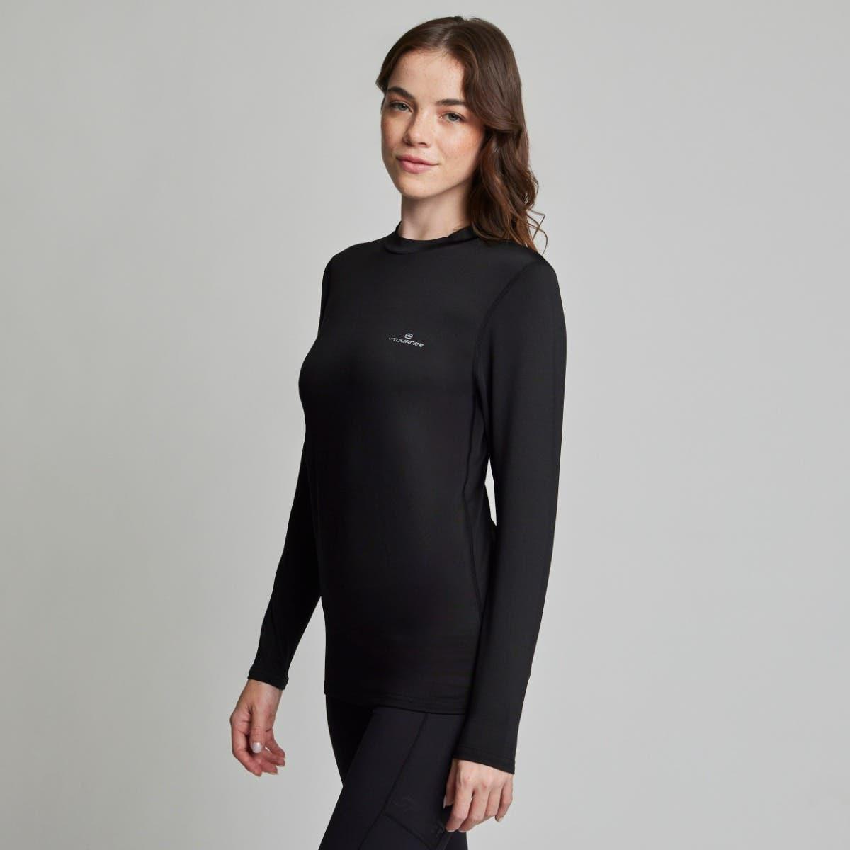POLERA PRIMERA CAPA OUTDOOR MUJER LA TOURNEE NEGRA - 3