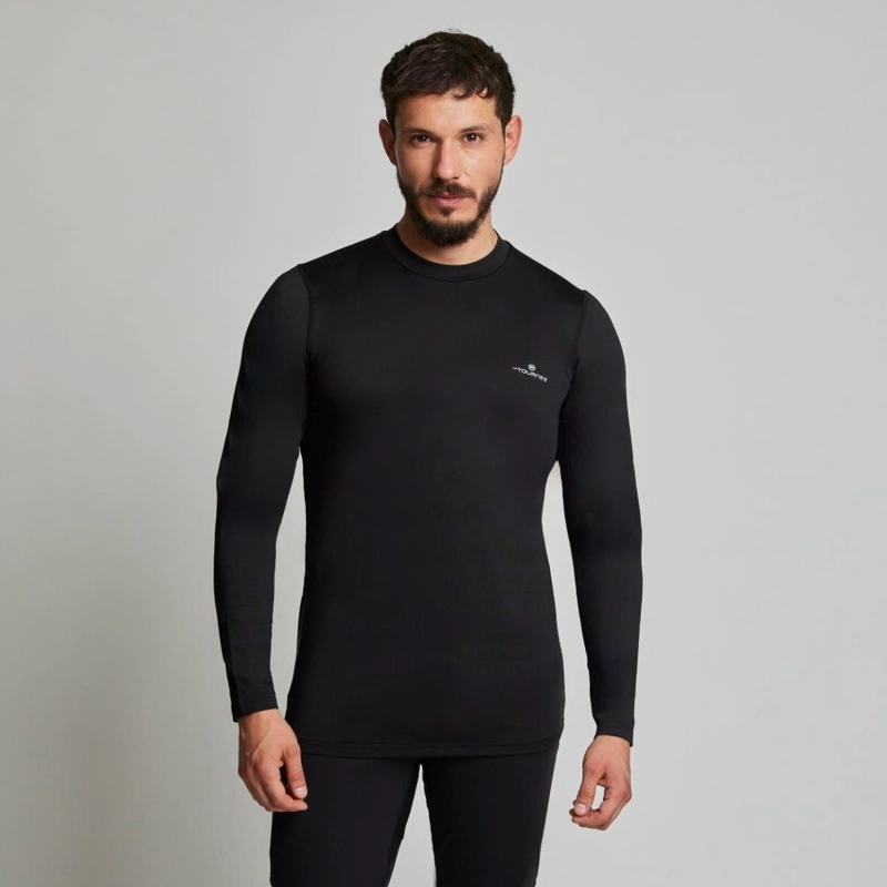 PRIMERA CAPA OUTDOOR HOMBRE LA TOURNEE GRUESA NEGRO - 4